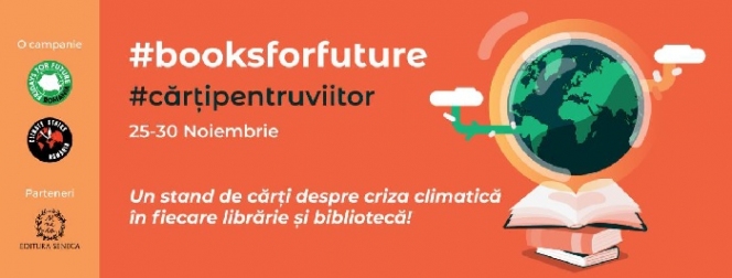 Cărți despre criză climatică în librării și biblioteci // #cărțipentruviitor