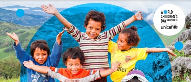 De Ziua Internațională a Drepturilor Copilului, alături de clădiri emblematice din întreaga lume, Palatul Cotroceni se colorează în albastru pentru copii