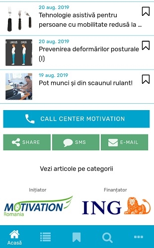 MotiActiv – noua aplicație mobilă pentru persoanele care folosesc scaune rulante