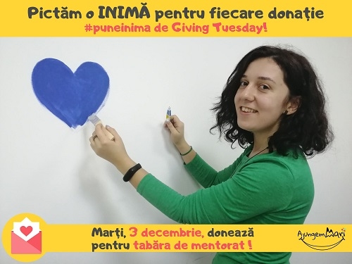 Ajungem MARI se alătură Giving Tuesday