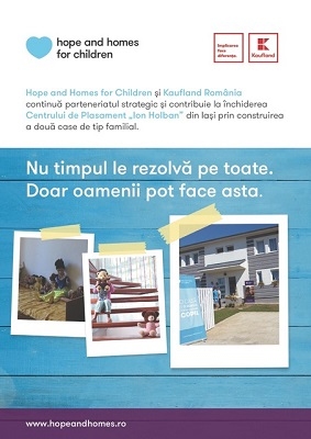 Hope and Homes for Children și Kaufland România anunță continuarea parteneriatului strategic