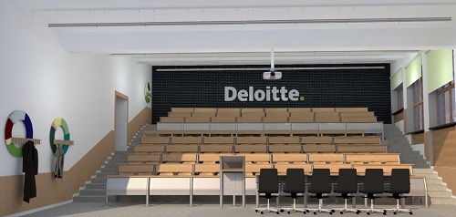 Deloitte a renovat și dotat cu echipamente de ultimă generație un amfiteatru al ASE