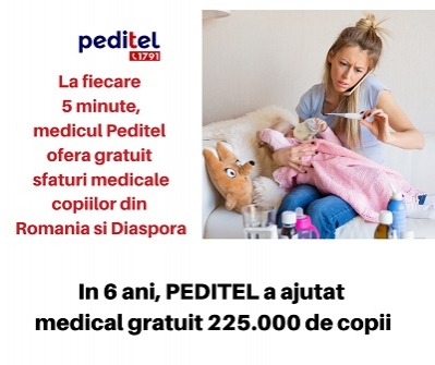 PEDITEL 1791 - Sfat medical pediatric gratuit  non stop prin telefon // Bilanț 2019