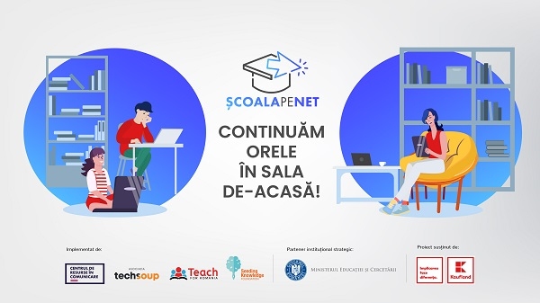 Patru ONG-uri se unesc și dezvoltă în numai 5 zile o platformă de suport tehnic și educațional pentru profesorii din România
