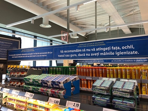 Lidl a implementat noi măsuri pentru a-și proteja angajații și clienții și desfășoară o campanie media de informare și responsabilizare a clienților