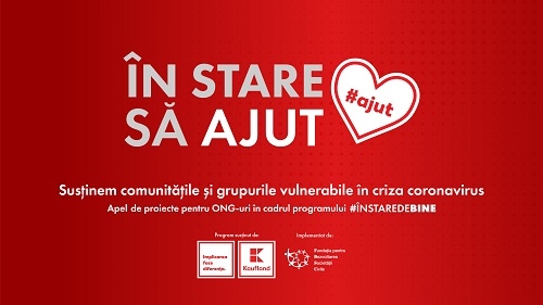 Kaufland România direcționează o jumătate de milion de euro din programul În stare de bine către proiecte din întreaga țară care ajută comunitățile  afectate de criza coronavirus