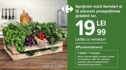 Carrefour lansează un produs sezonier cu legume proaspete, la un preț unic, pentru a susține micii producători agricoli