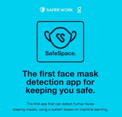 Geometry și Safer Work anunță lansarea SafeSpace, prima aplicație gratuită care detectează în timp real masca de protecție și reamintește necesitatea purtării ei
