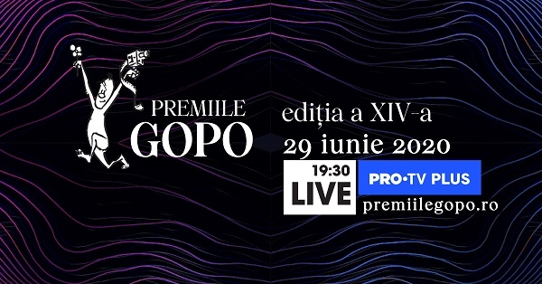 Gala Premiilor Gopo: 29 iunie, ora 19:30, LIVE pe PRO TV PLUS și premiilegopo.ro