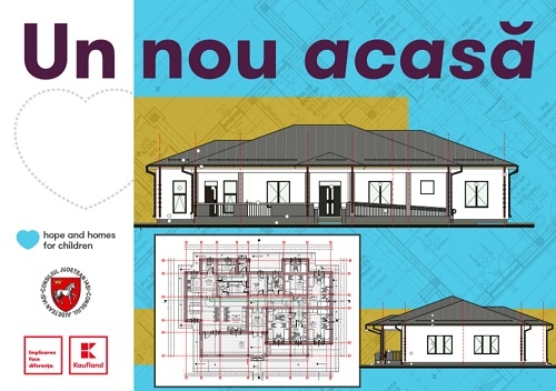 Hope and Homes for Children și Kaufland România au început lucrările de construcție la prima casă de tip familial din municipiul Iași