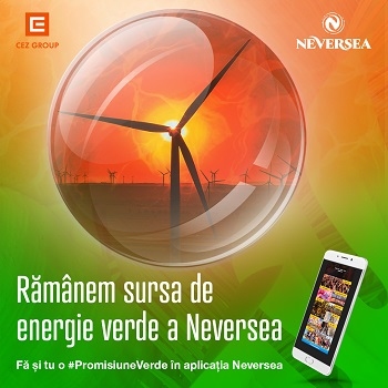 Grupul CEZ în România împreună cu Neversea lansează campania ”The Green Challenge”