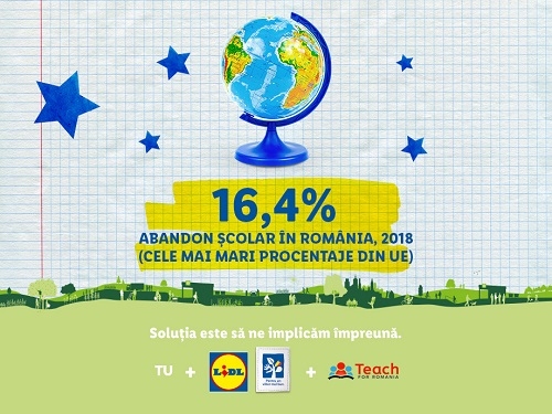 Lidl continuă investițiile în educație și în formarea cadrelor didactice prin susținerea programului Teach for Romania, pentru al patrulea an consecutiv