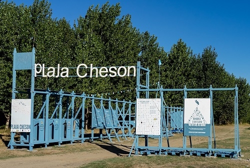 Plaja Cheson din Zimnicea transformată într-un spațiu comunitar de recreere