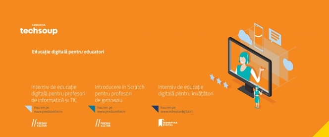 Asociația Techsoup invită profesorii din țară să se înscrie la noile cursuri online gratuite de educație digitală și programare vizuală