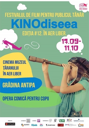 Cea de-a 12-a ediție KINOdiseea, din 17 septembrie pe marile ecrane în aer liber