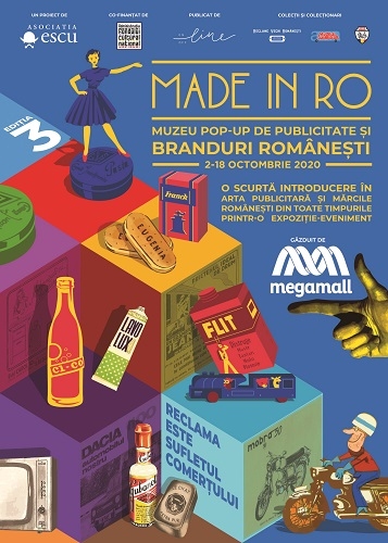 Reclame în Retrospectivă la Mega Mall // Made in RO: muzeu pop-up de publicitate și branduri românești