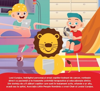 Chatbot-ul Leului Curajos, un agent conversațional artificial pentru copiii bolnavi de cancer