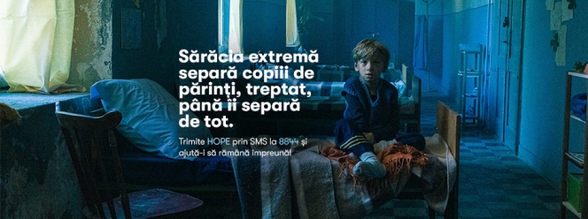 Sărăcia extremă separă copiii de părinți, treptat, până îi separă de tot // Trimite HOPE prin SMS la 8844 și ajută-i să rămână împreună!