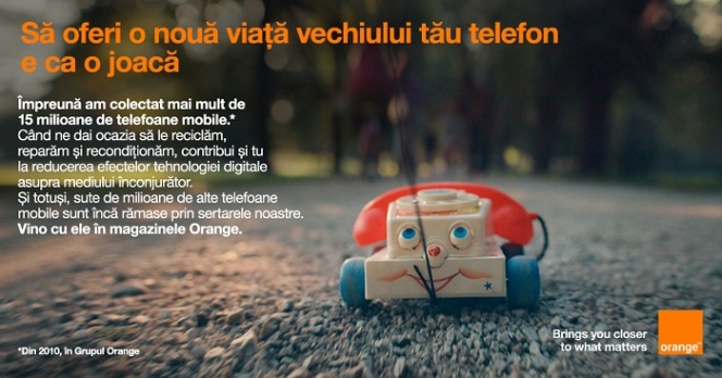 Orange lansează un apel la reducerea impactului echipamentelor digitale asupra mediului prin o nouă campanie de brand