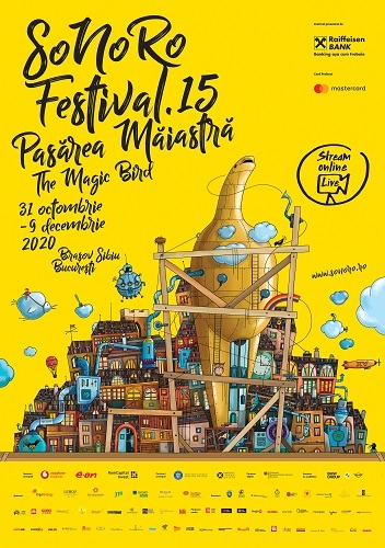 Festivalul SoNoRo XV „Pasărea Măiastră”, o ediție inspirată de Constantin Brâncuși: 31 octombrie - 9 decembrie 2020, la Brașov, Sibiu, București și online