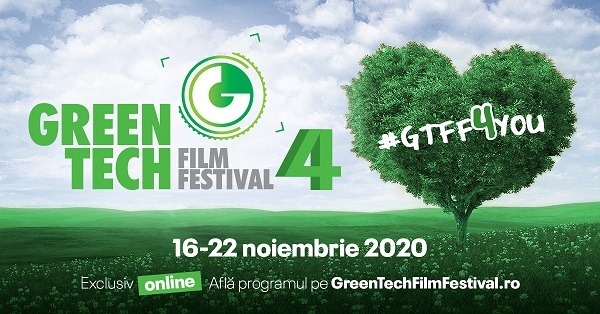 GreenTech Film Festival 4: acces la evenimente şi proiecţii de film exclusiv online timp de şapte zile