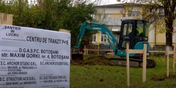 Au început lucrările de construcție pentru primul Centru de Tranzit, Asistență și Consiliere din Botoșani