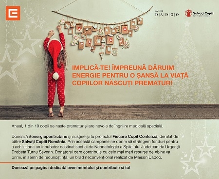 Grupul CEZ în România și Salvați Copiii dau startul campaniei de strângere de fonduri „Fiecare Copil Contează”