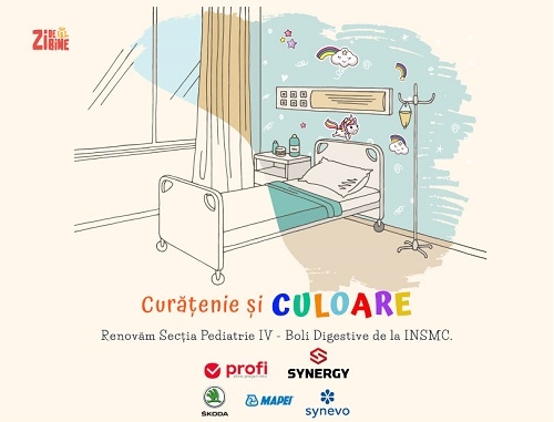 #Curățenie&Culoare - renovarea completă a unei secții a Institutului Național de Sănătate a Mamei și Copilului Alessandrescu-Rusescu București