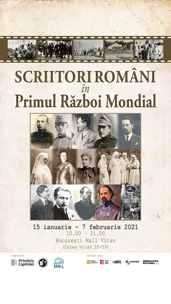 Expoziția “Scriitori români în Primul Război Mondial” la București Mall - Vitan