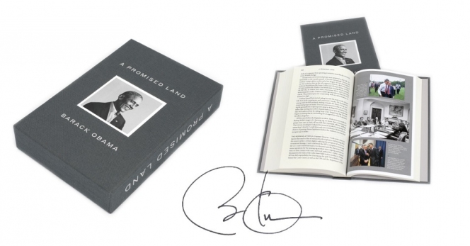 O carte semnată de Barack Obama, adjudecată pentru 7500 de euro în sprijinul educației timpurii în România