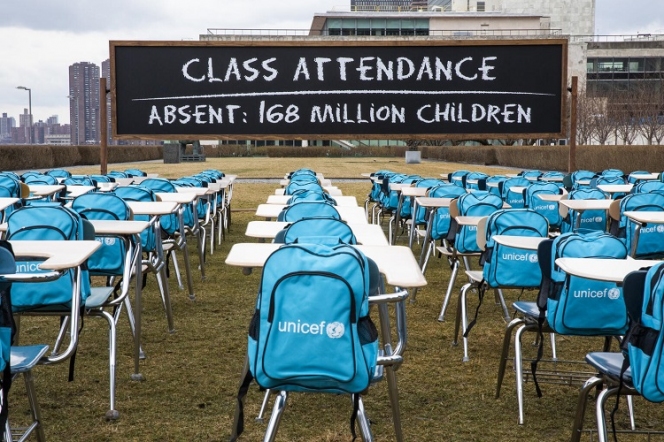 COVID-19: pentru peste 168 de milioane de copii din întreaga lume, școlile sunt închise complet de aproape un an de zile, conform UNICEF