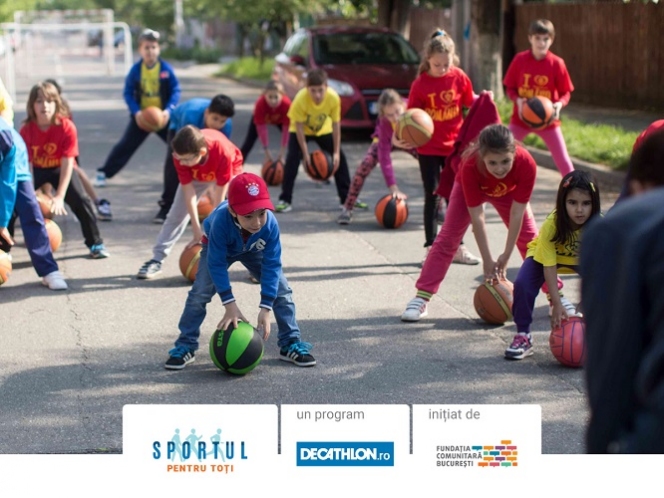 Fundațiile Comunitare București și Brașov, împreună cu Decathlon, lansează “Sportul pentru toți”, programul care pune în mișcare comunități din București și Brașov