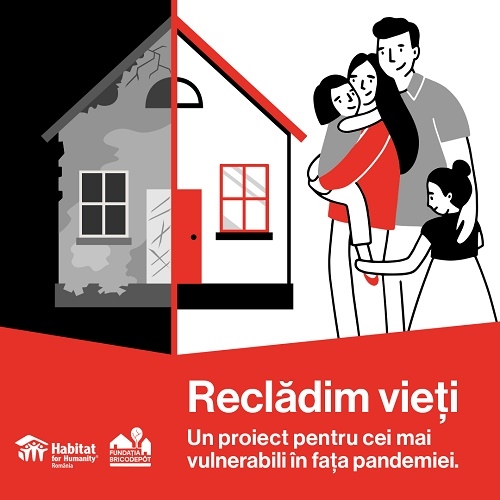 Habitat for Humanity România și Fundația BricoDépôt au început lucrările de reabilitare la 20 de locuințe din județele Iași și Neamț