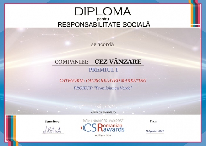 Promisiunea Verde, Generatorii de Bine și Ucenic Electrician, proiectele cu #energiepentrubine care urcă pe podiumul Galei Romanian CSR Awards 2021