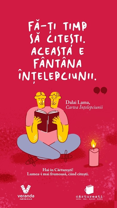 Cărturești și Veranda Mall au lansat o campanie inedită de promovare a lecturii