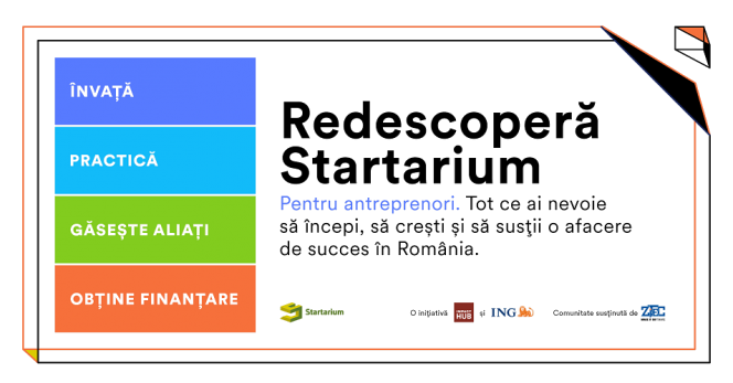 Startarium își relansează platforma educațională și anunță noi planuri, parteneri și produse cu care va susține 100.000 de antreprenori români