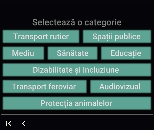 Dizabilitate și incluziune este noua opțiune din aplicația Panoul de Bord pentru sesizări și petiții privind lipsa accesibilității