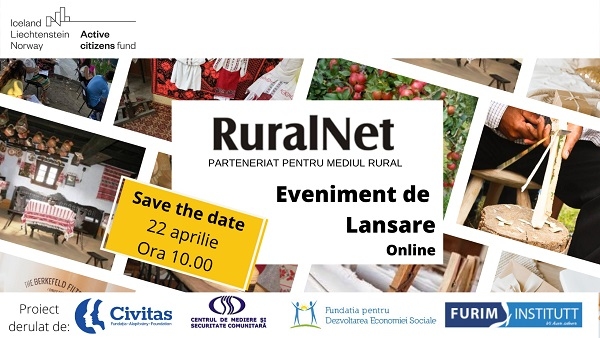 Invitație: Eveniment de lansare Parteneriat pentru mediul rural, 22 aprilie 2021