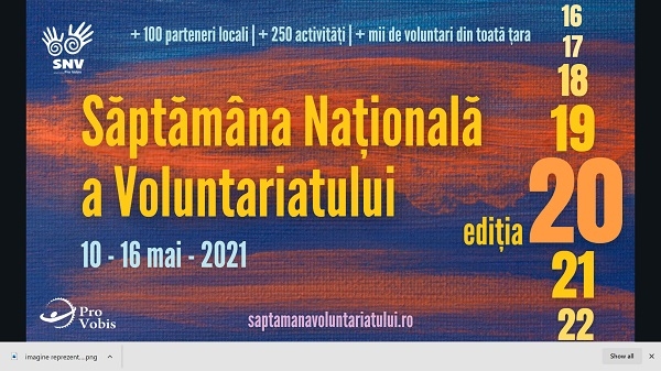 Săptămâna Națională a Voluntariatului împlinește 20 de ani