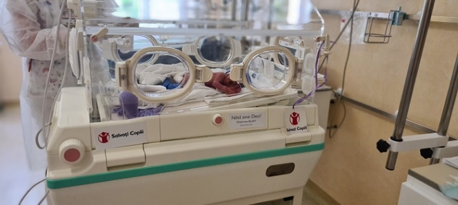 Salvați Copiii România dotează secția de Terapie Intensivă neonatală a maternității Spitalului Universitar de Urgență București