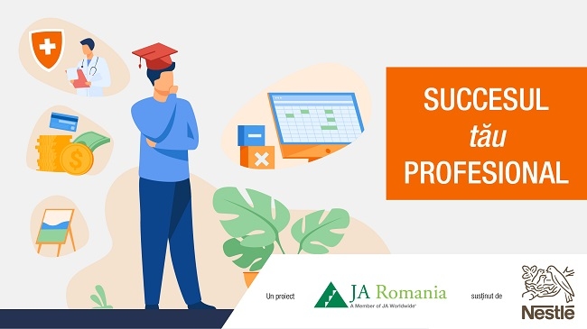 Nestlé România și Junior Achievement organizează webinarii de orientare profesională în mai multe licee din țară