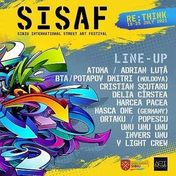 Se pregătește terenul pentru Festivalul de Street Art din Sibiu. S-au anunțat artiștii care vor picta începând din 19 iulie