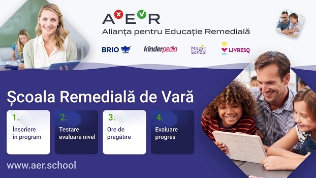 Alianța pentru Educație Remedială lansează Școala de Vară – un program gratuit pentru elevii din clasele V-VIII