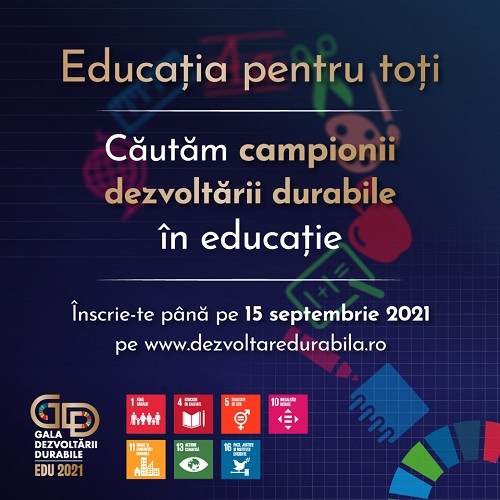 Anul 2021 își numără campionii dezvoltării durabile în educație