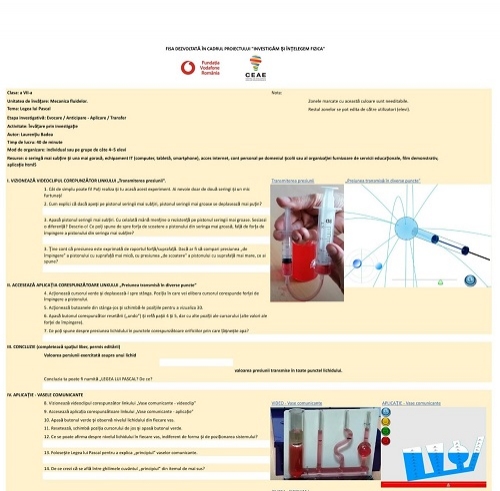 „Investigăm și înțelegem fizica”, o nouă platformă de conținut interactiv pentru elevi și profesori