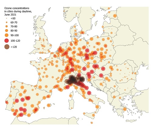 Analiză Airly: Poluarea cu ozon în România