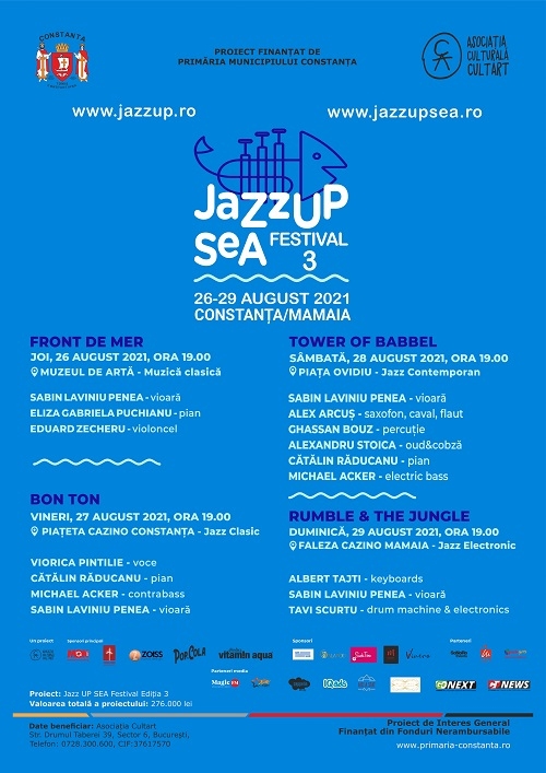 A III-a ediție a Festivalului JazzUP Sea aduce jazzul la malul Mării Negre