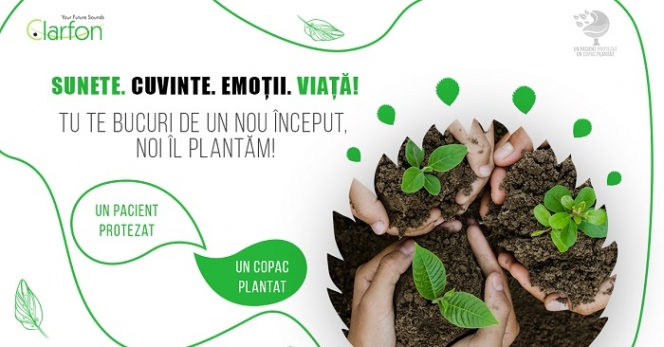 Clarfon și Asociația CSR Nest: două luni până la finalizarea campaniei „Un Pacient Protezat. Un Copac Plantat”