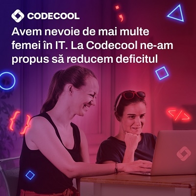 10% din femeile care aplică pentru bursele Codecool pot accesa o nouă carieră în IT