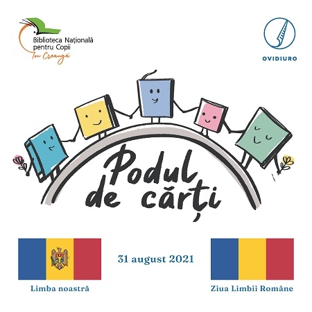 Podul de cărți pentru copii între România și Republica Moldova, cu ocazia Zilei Limbii Române